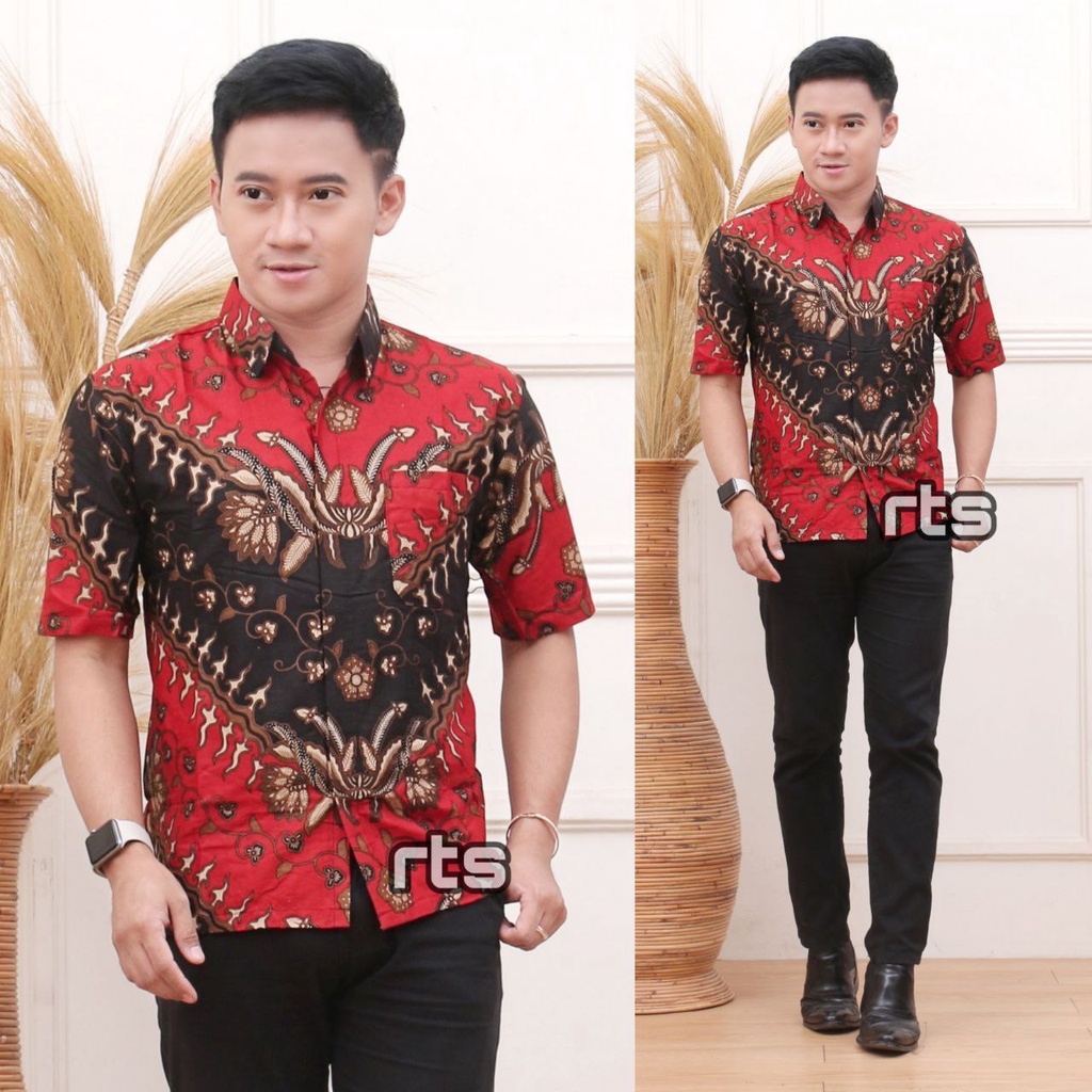 KEMEJA BATIK RIANI LENGAN PENDEK