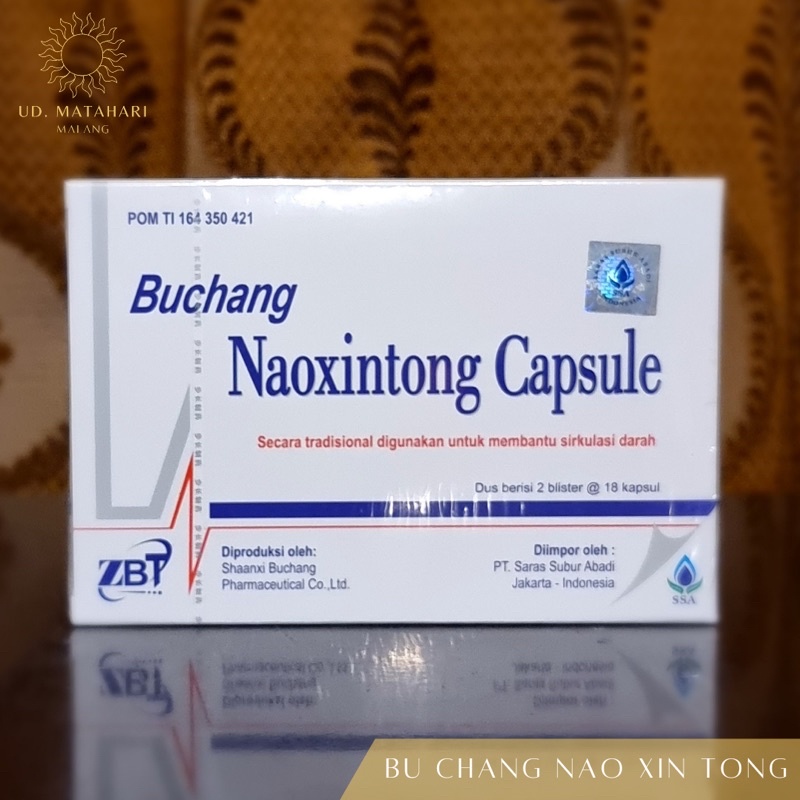 BU CHANG NAO XIN TONG CAPSULE (BUCHANG NAOXINTONG CAPSULE) | SARAS SUBUR ABADI (SSA) | OBAT HERBAL C