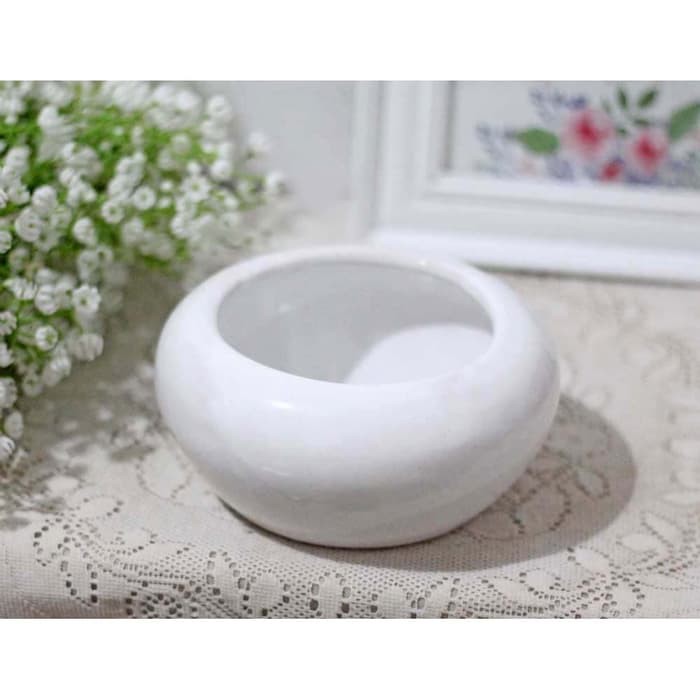 vas pot bunga guci kendi keramik / gucci jar jug shabby chic MANGKUK 2