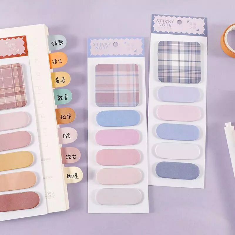 

MYUME.STORE || Memo Sticky notes pattern pastel korean Memo cute cartoon