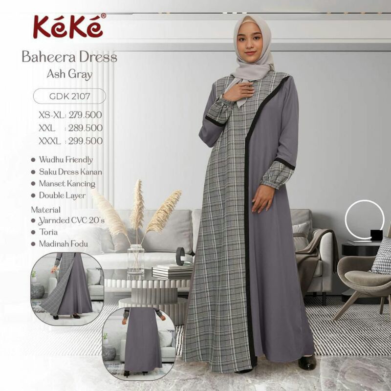 GAMIS BAHEERA DRESS /GAMIS BY KEKE TERBARU 2022
