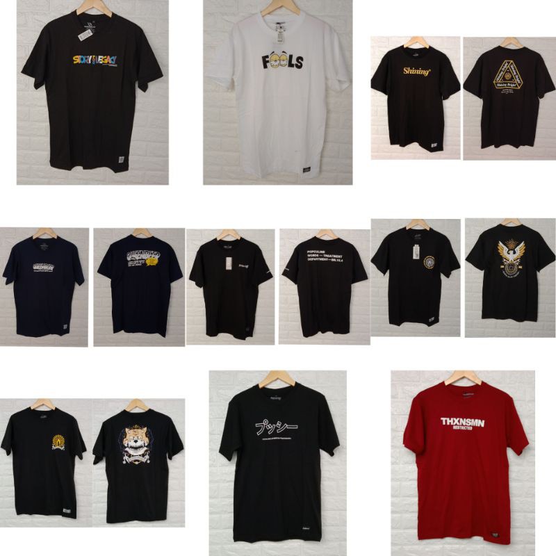 paket usaha 1 lusin kaos distro BM original