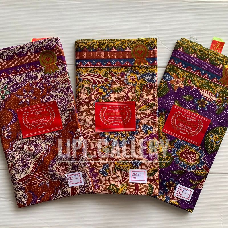 KAIN PANJANG / KAIN JARIK BATIK BINTANG METEOR / KAIN SAMPING