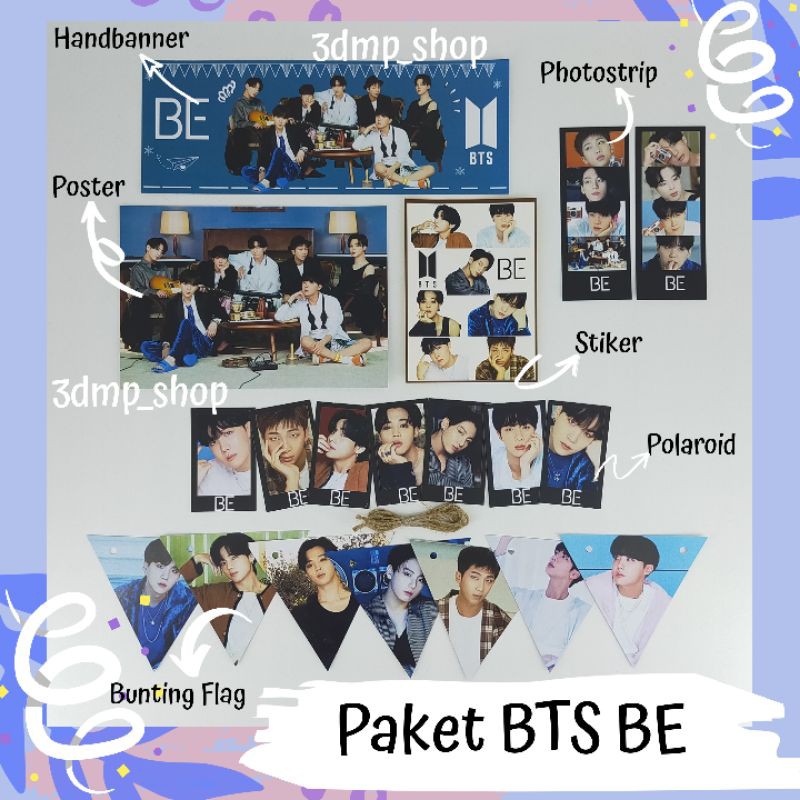 Paket Bucin BTS BE Album Life Goes On Jungkook Taehyung Jimin Suga V RM Jhope Jin Seokjin Taehyung