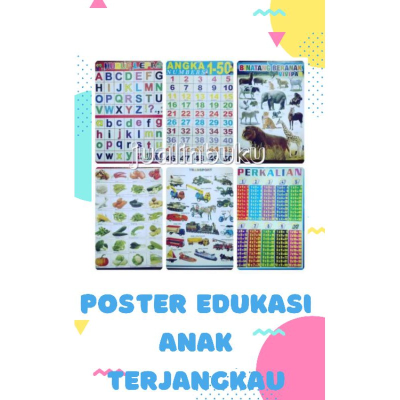 

Poster dinding edukasih anak / Poster dinding edukasih anak belajar Anak