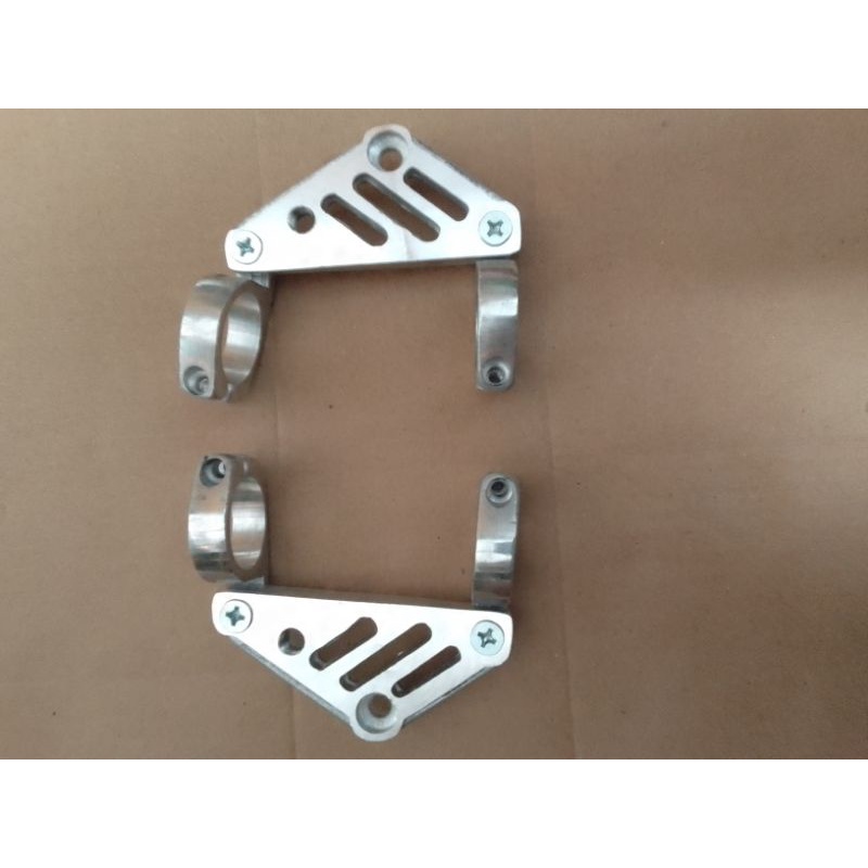 BREKET LAMPU CINCIN CNC SET PLAT NOMER FLEXIBEL UKURAN 31 33