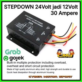 Jual Inverter DC 24 Volt Ke DC 12 Volt. Konverter Stepdown 24v To 12v ...