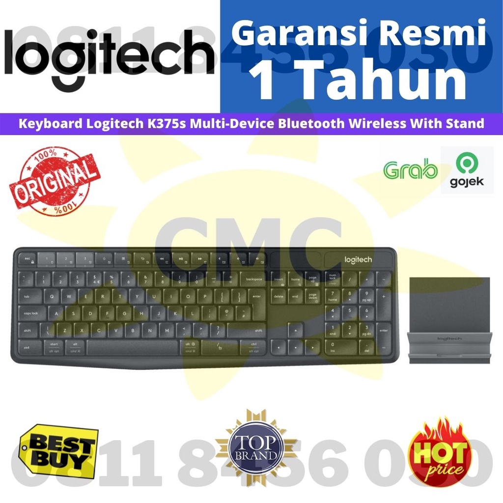 Keyboard Logitech K375s Wireless BLUETOOTH KEYBOARD K 375 S ORIGINAL