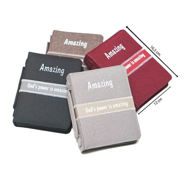 

Huseincollection - Sampul Alkitab Kecil - Amazing-Sampul Buku-Tas Sampul