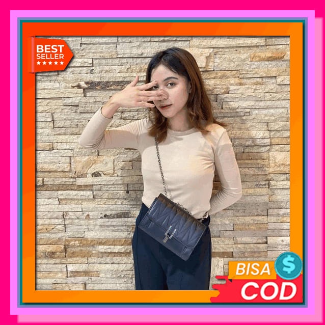 Waistbag Import Tas Selempang Depan Wanita Tas Bahu Bqj3347 Empuk Waisbag Tas Slempang Cewek Murah S