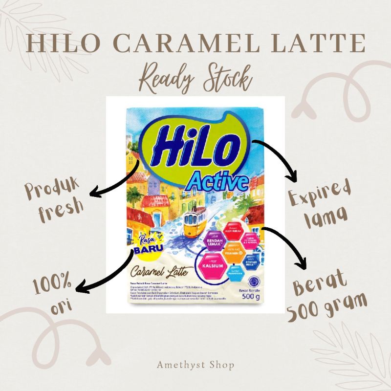 [NUTRIMART] Hilo Active Caramel Latte 500 gr