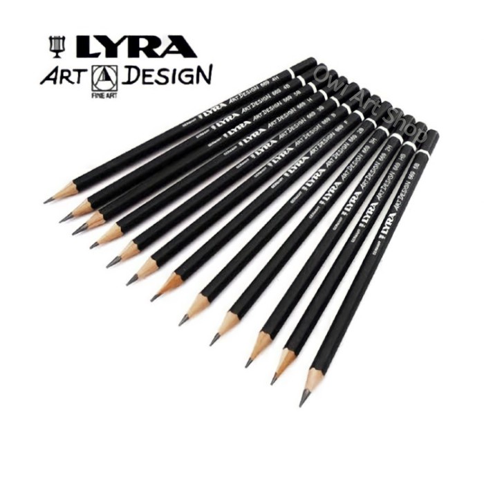 

Mudah Pensil Lyra Rembrandt Art Design 669 Graphite Pencil - Satuan 4H Hemat