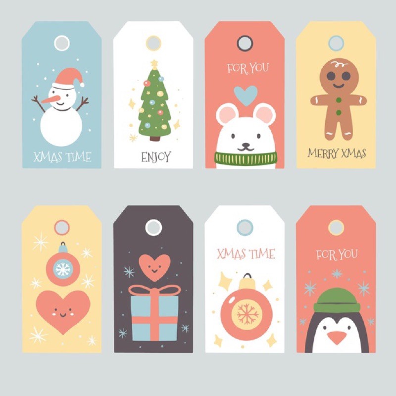

CHRISTMAS TAG/TAG NATAL (isi 100 pcs)