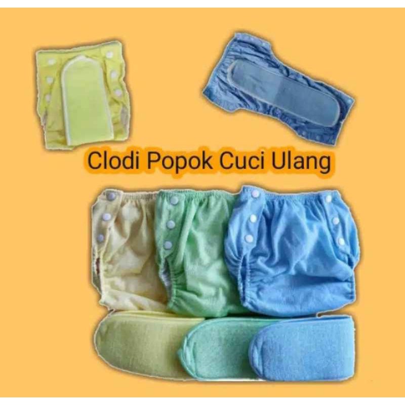 pampes kain cuci ulang,clody bayi ,popok bayi ( inner dan outer )