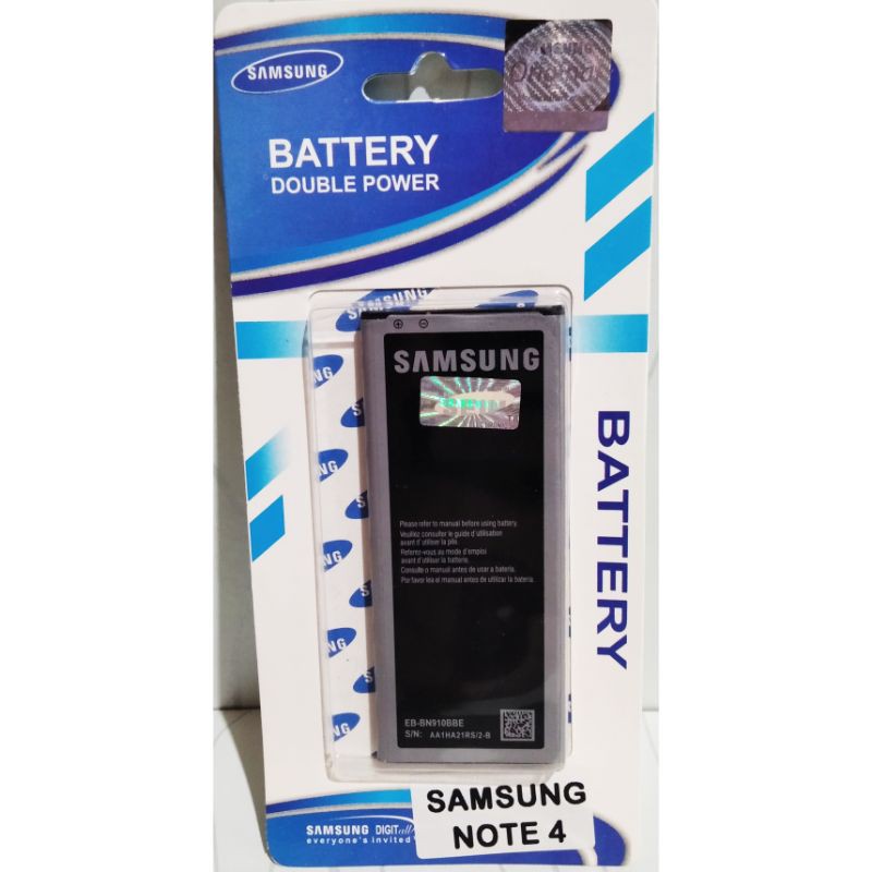 Baterai SAMSUNG GALAXI NOTE 4 (EB-BN910BBE) kualitas Ori 99%