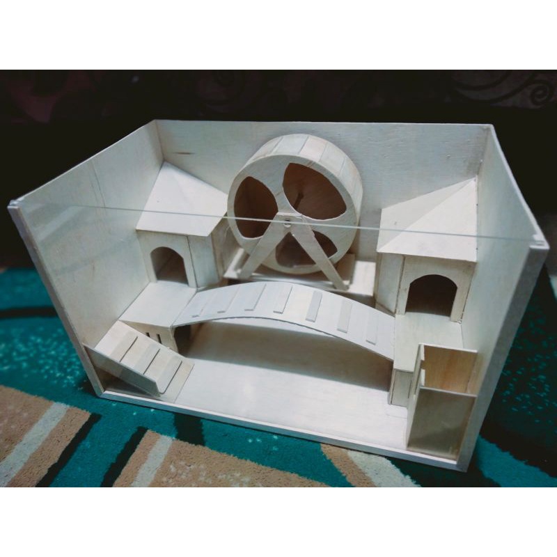 Kandang Hamster 1set Akrilik-4