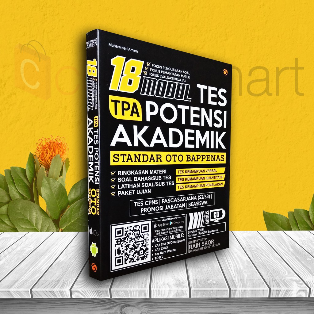 Buku Psioktes 18 Modul Tes Tpa Potensi Akademik Standar Oto Bappenas Shopee Indonesia