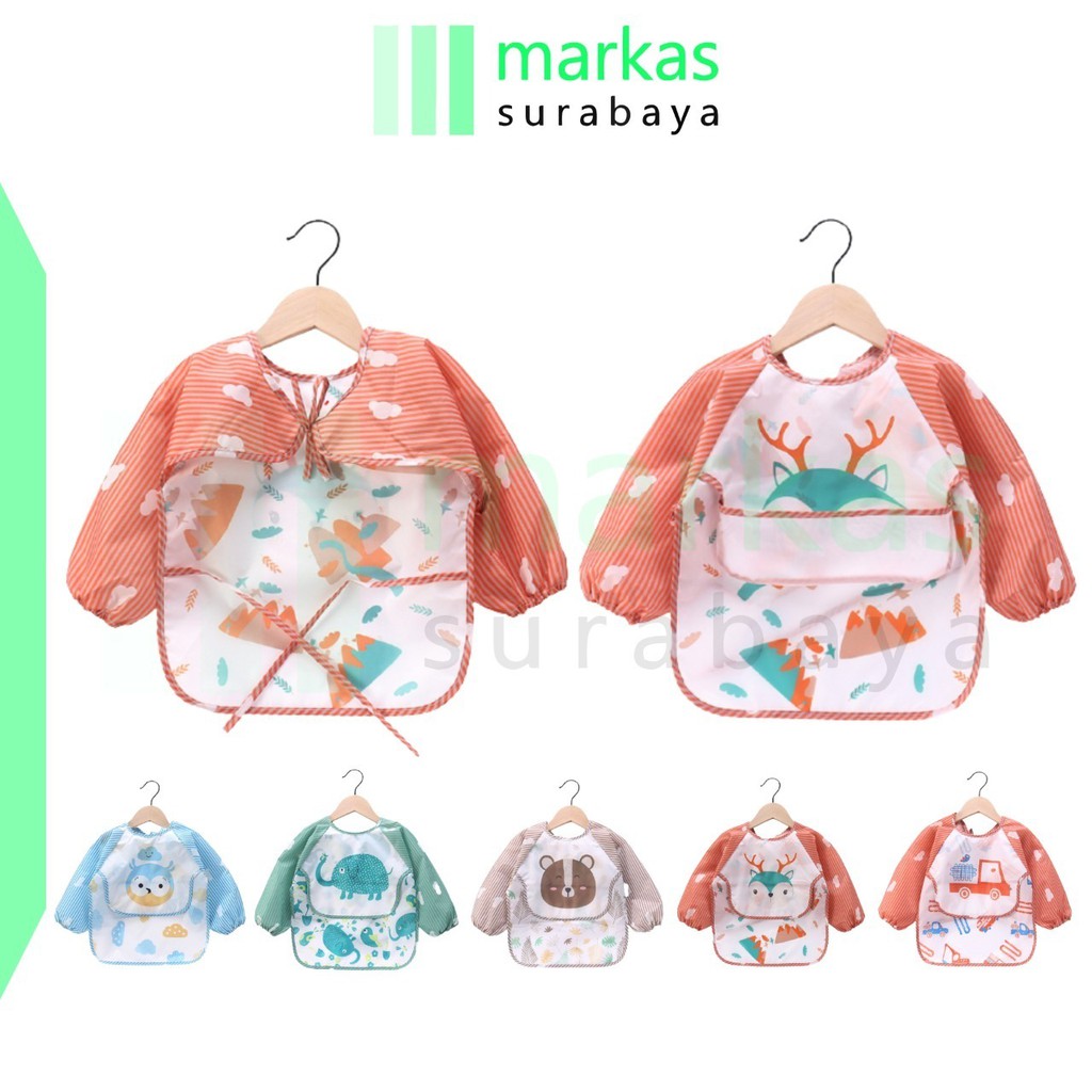 MARKAS Slabber Bayi Motif Karakter  Bib Celemek Anak Anti Basah