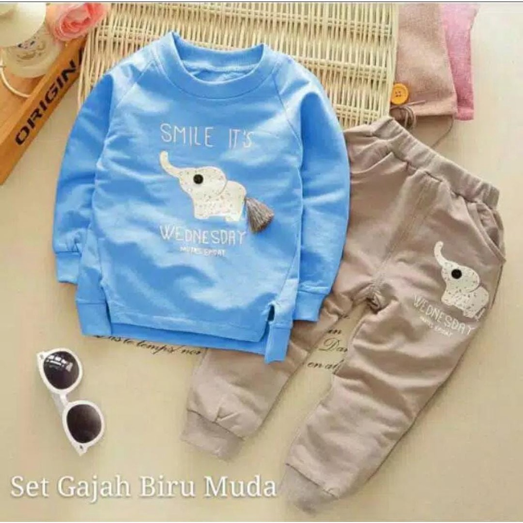 BO - SETELAN GAJAH / SETELAN FASHION ANAK / SETELAN / FASHION ANAK-ANAK