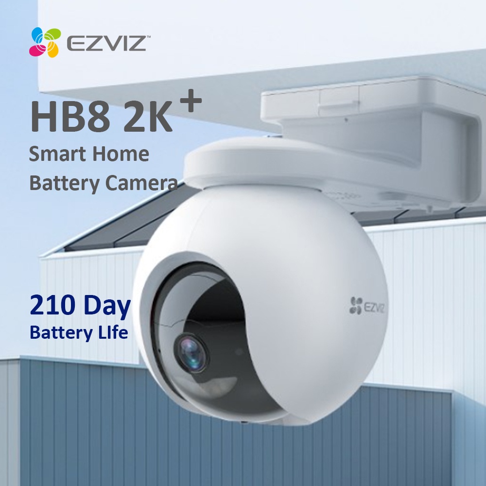 EZVIZ HB8 2K 4MP Pan Tilt Auto Tracking Battery WI-FI Outdoor Camera