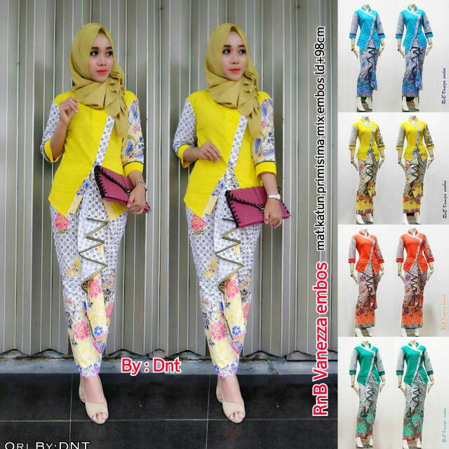 Termurah  Batik Setelan Vanesa embos