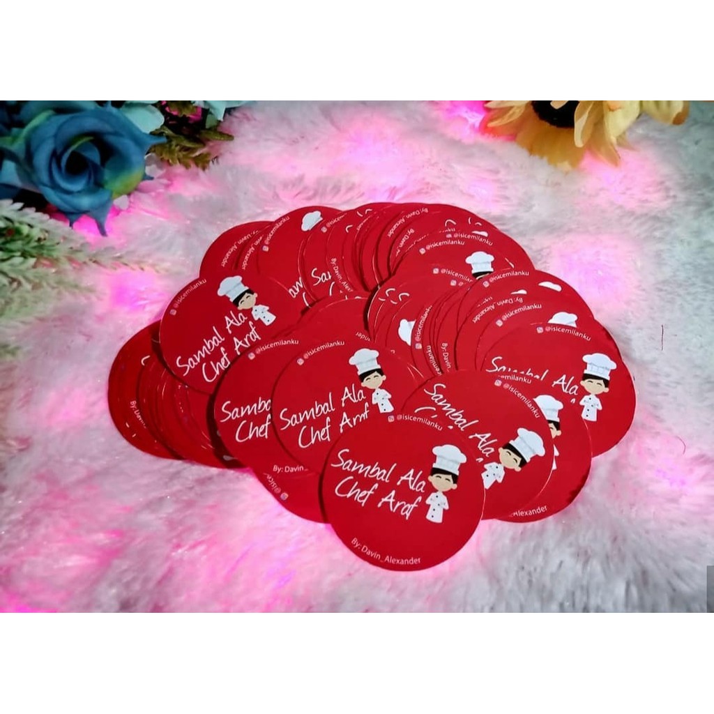 

CETAK STICKER BULAT OLSHOP BANYAK UKURAN MURAH MERIAH ADA BONUS / PRINT STICKER