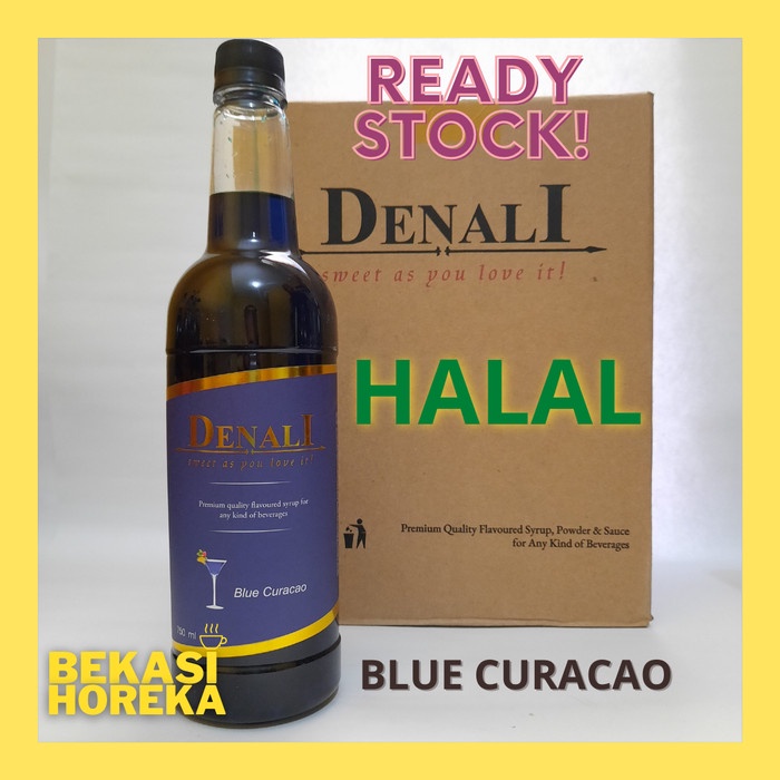 

SYRUP BLUE CURACAO DENALI isi 750ml Sirup Enak Halal 100%