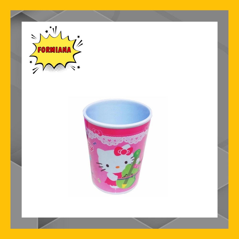 FM - Vanda Hello Kitty Gelas 3&quot; Melamin SNI / GELAS HELLO KITTY