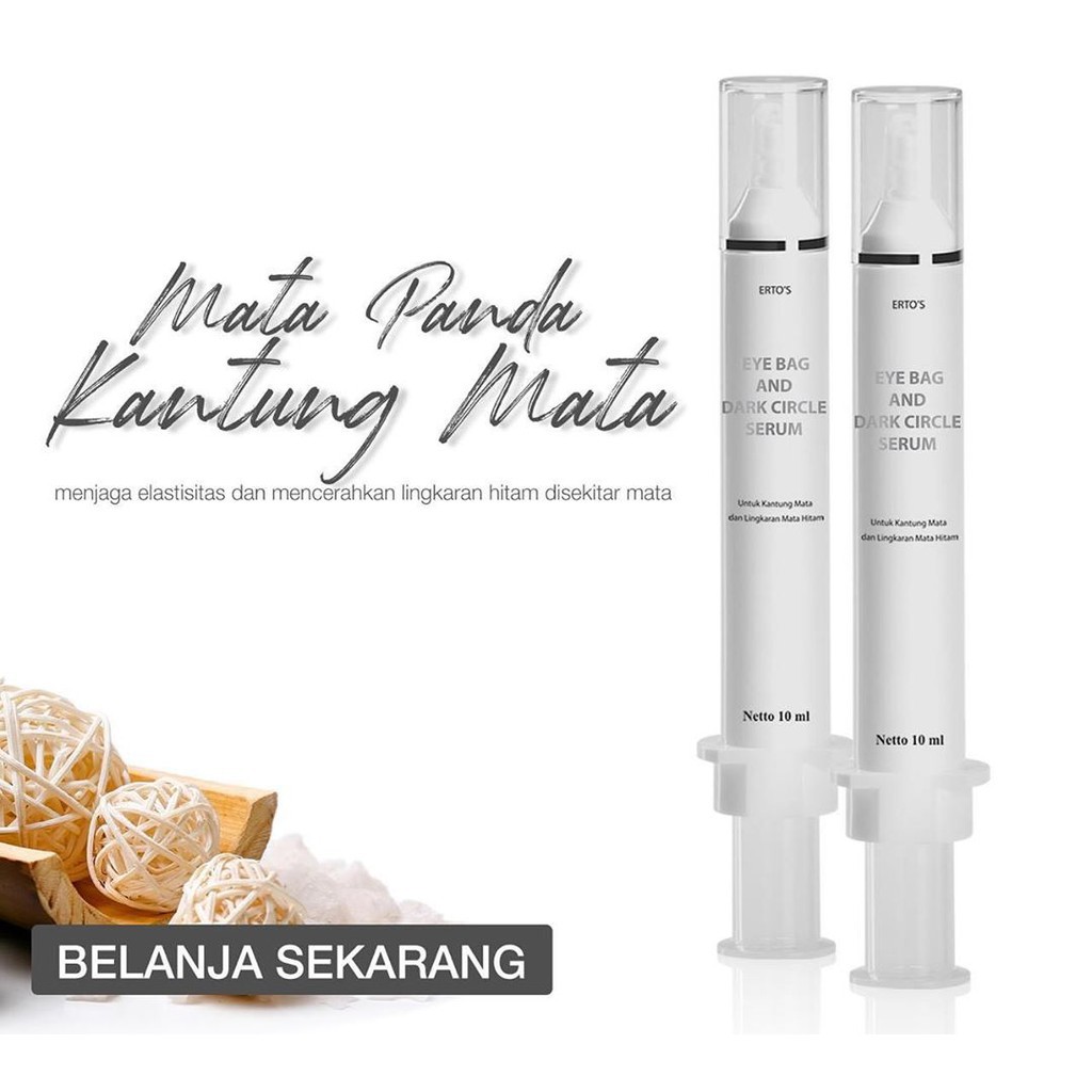 [Ori] Eye Bag Dark Circle Serum Ampuh Mengatasi Kantong Mata Panda Hanya dalam 2 Minggu BPOM