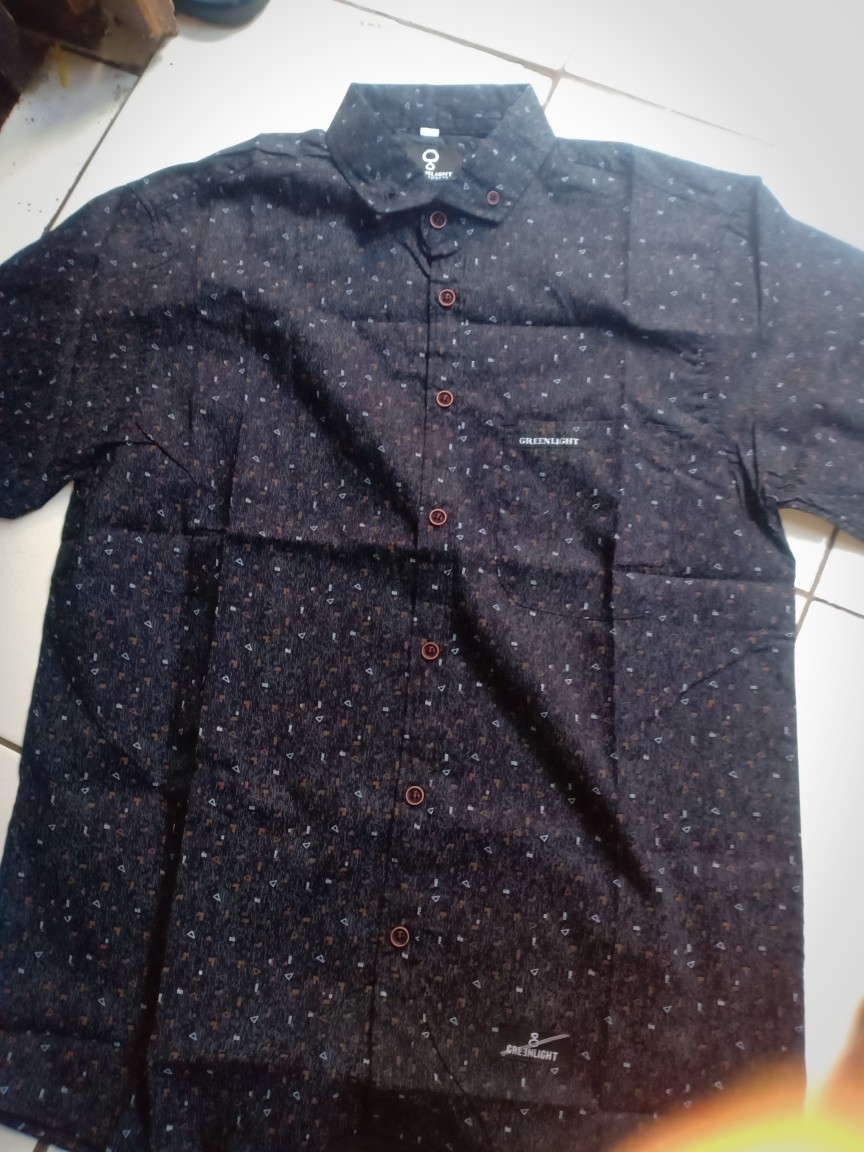 Kemeja Pria Lengan Pendek Greenlight Super Premium Standar Distro