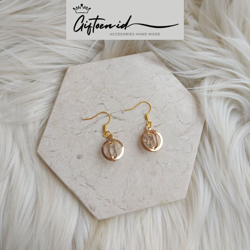 Anting Fashion Elegan Wanita Kristal kode kriss