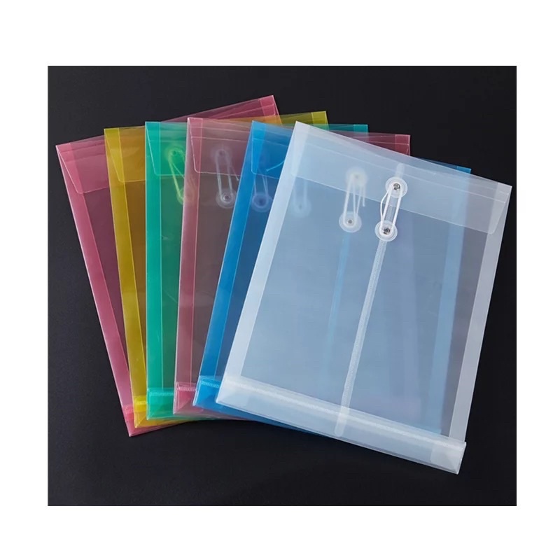 ( Ecer ) MAP PLASTIK TALI / MAP KANCING POLOS / MAP PLASTIK MOTIF / DOCUMENT PLASTIC CLEAR FOLDER