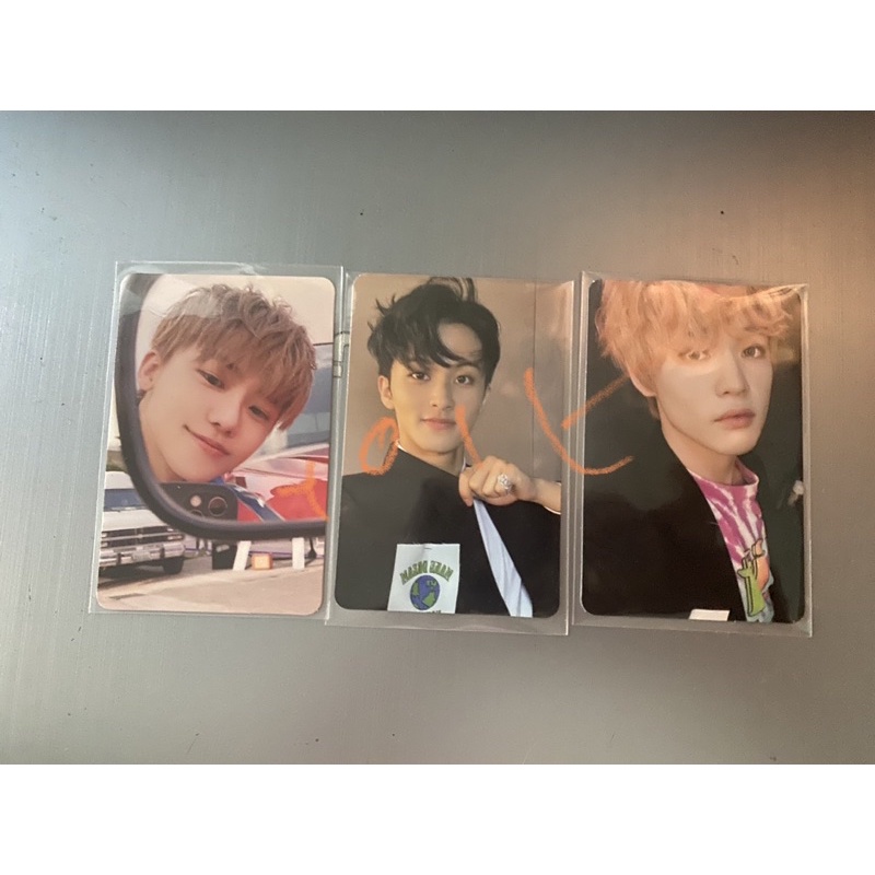 photocard nct dream jaemin digipack beatbox, mark chenle pc agent