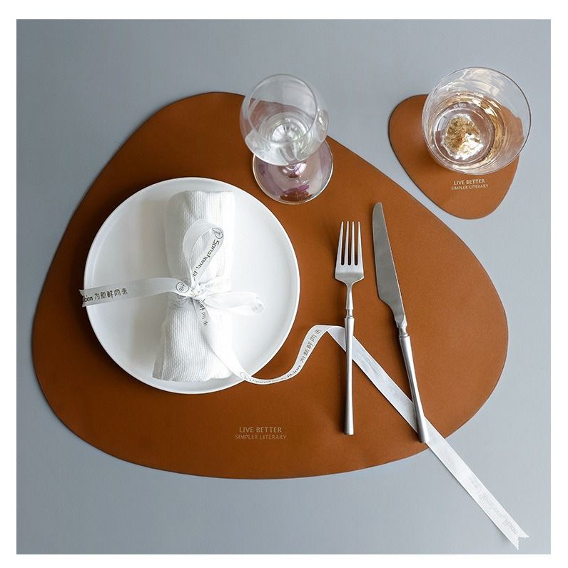 Alas piring dan gelas tatakan tahan panas