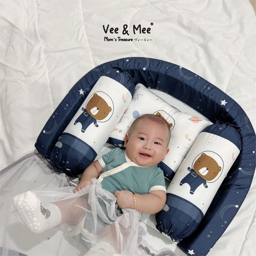 Vee&amp;Mee VMK1040 Kasur Lipat Oval Astronaut Bear