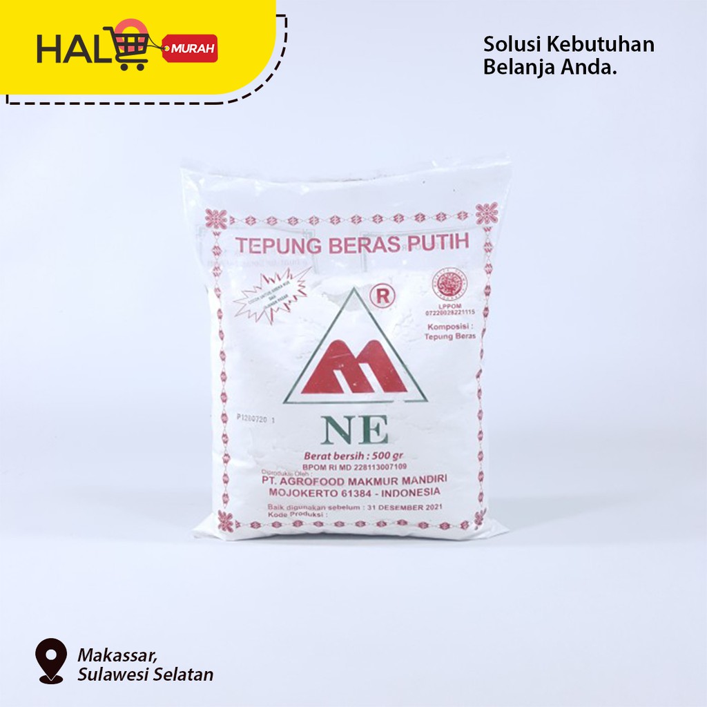 

NE TEPUNG BERAS PUTIH 500 GR