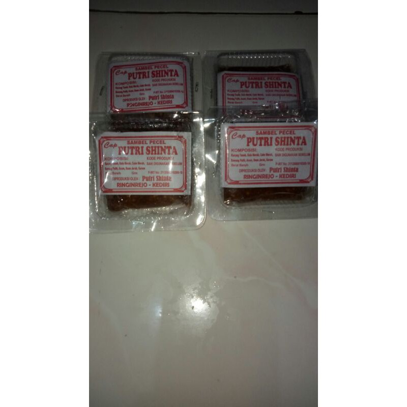 

sambel pecel " putri shinta" asli kediri/sambel kacang/sambel instant 100gr