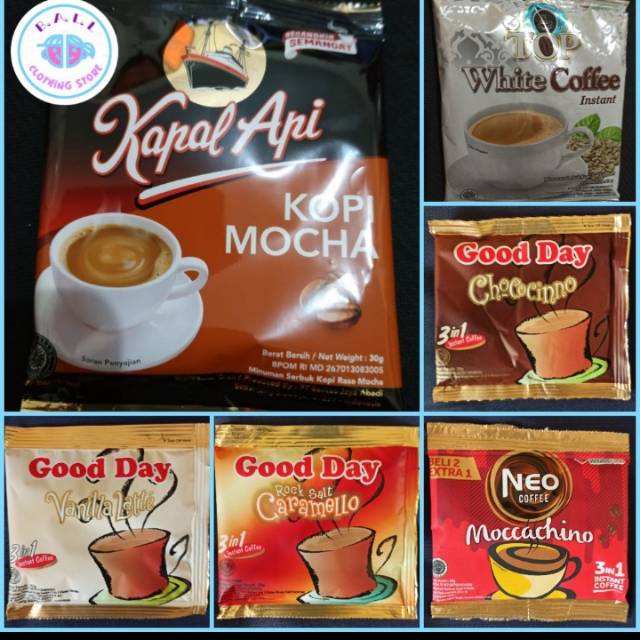 KOPI RANDOM bebas PROMO MURAH 1 SACHET