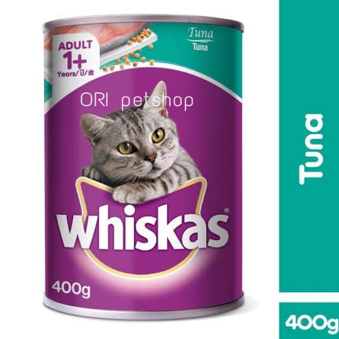 Makanan Kucing Whiskas Kaleng 400gram - Makanan Basah Kucing Whiskas Catfood