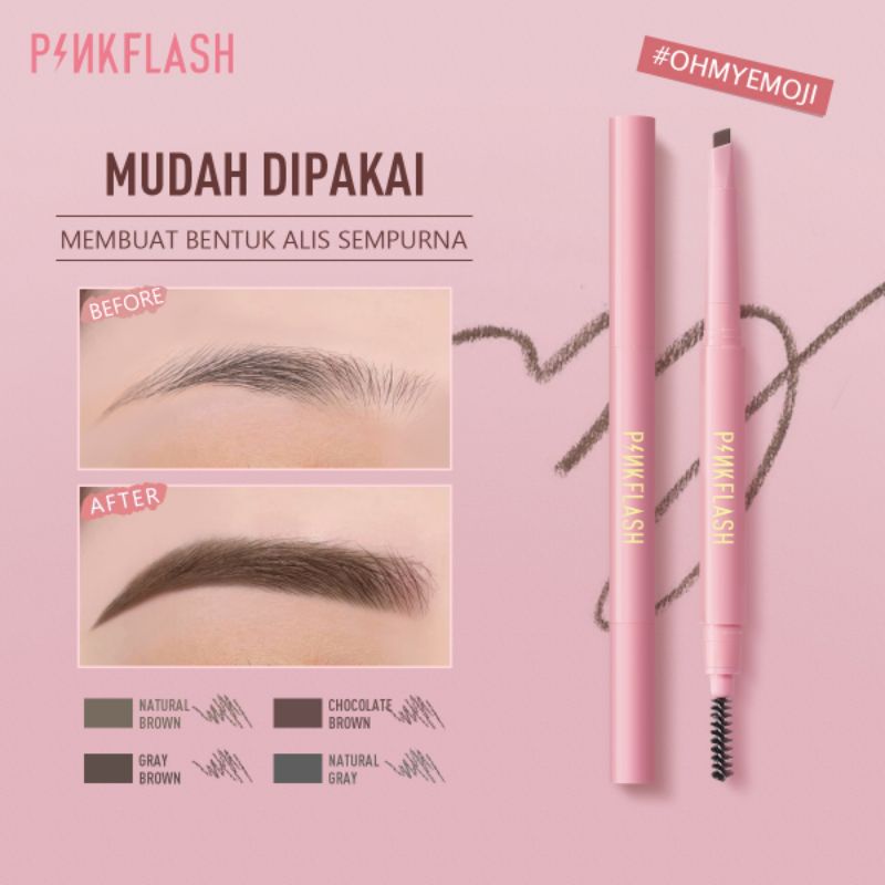 pinkflash waterproof auto eyebrow pencil