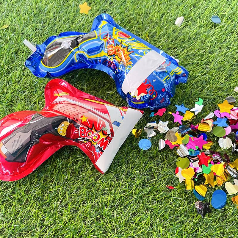 Tembakan Pesta Konfeti Props Hot Item Inflatable Confetti