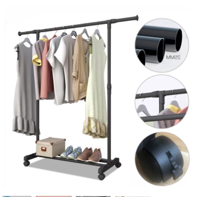 Rak Gantung Baju Serbaguna / Single Stand Hanger / Rak baju portable