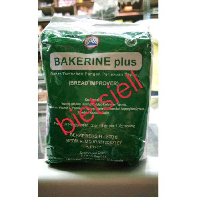 

bakerine plus bread improver/pelembut roti 500gr