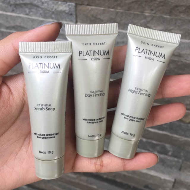 Ristra Platinum Set (Day Firming, Night Firming, Scrub Soap)