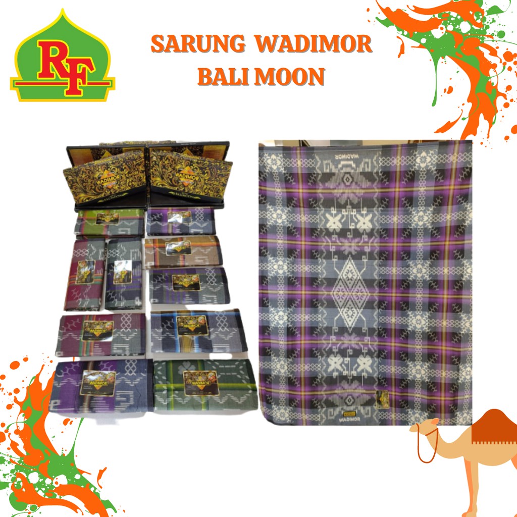 Sarung Wadimor Motif Balimoon Lembut Kain sarung Dewasa Premium