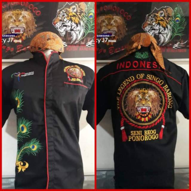 Baju reog singo barong murah / baju reog murah / baju warol murah / baju ponorogo murah