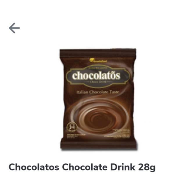 

Chocolatos Chocolate Drink 28g per renceng isi 10 pcs