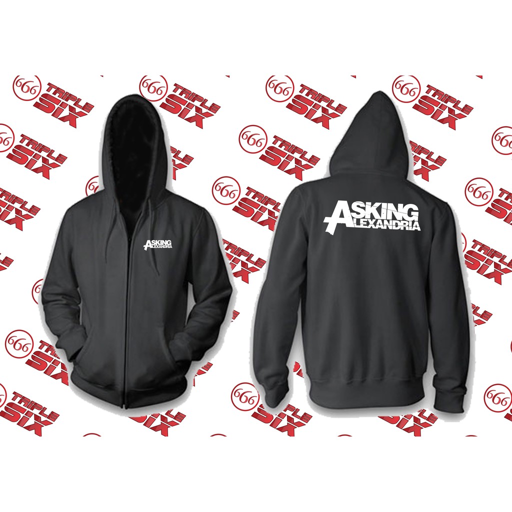 Jaket Hoodie Zipper Asking Alexandria
