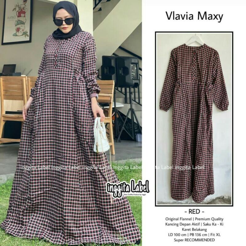 VLAVA Maxi Baju Muslim Inggita Label