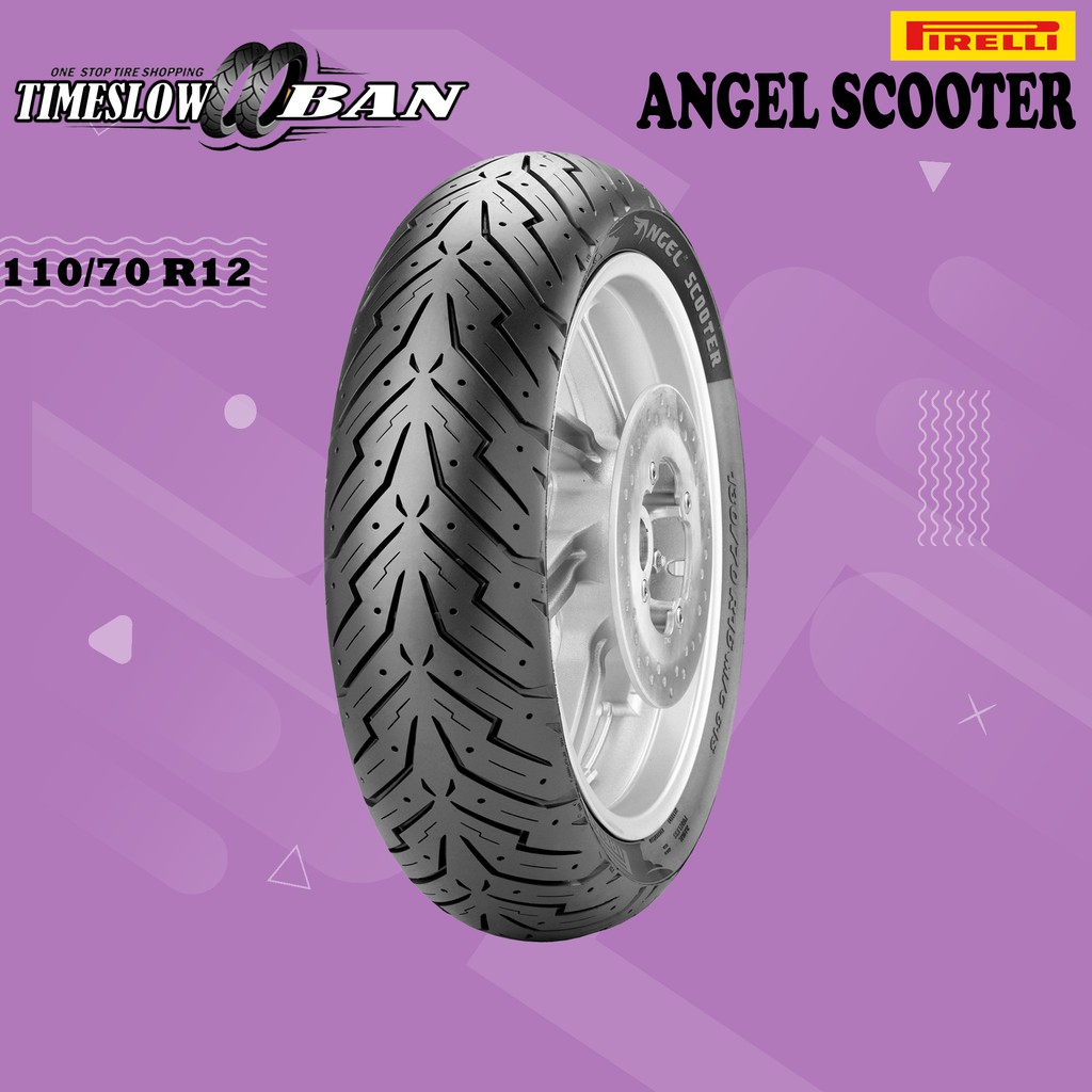 Ban Motor VESPA MATIC // PIRELLI ANGEL SCOOTER 110/70 Ring 12 Tubeless